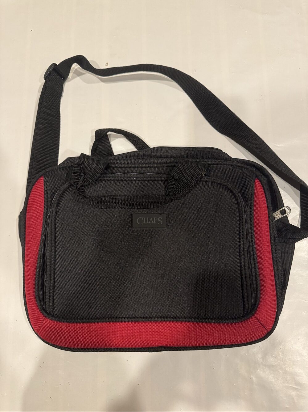 Chaps Brand Duffel/Laptop Bag – Red – 14x11 inches